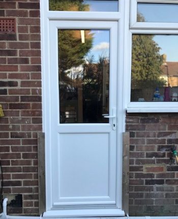 New upvc back door and side window