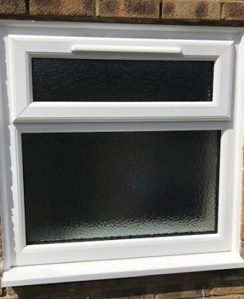 New upvc frame to garage